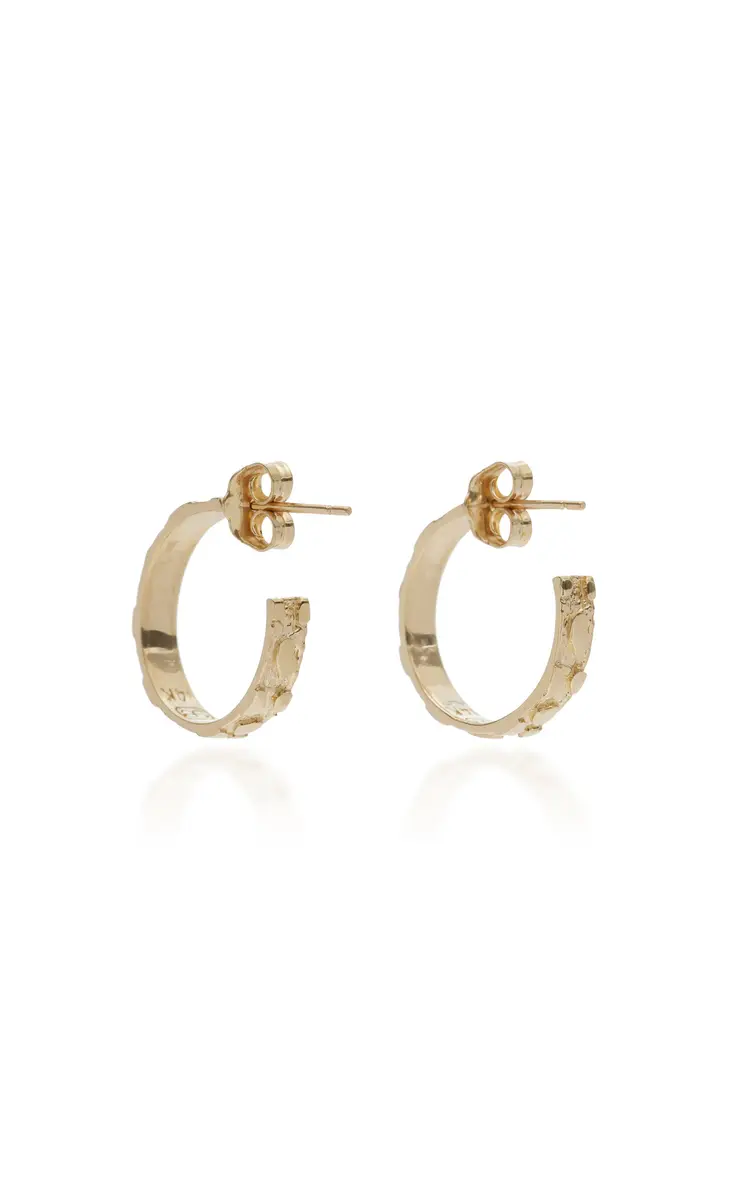 Sydney Evan 14K Gold Earrings | Thumbnail 3 Sydney Evan 14K Gold Earrings | Thumbnail 3