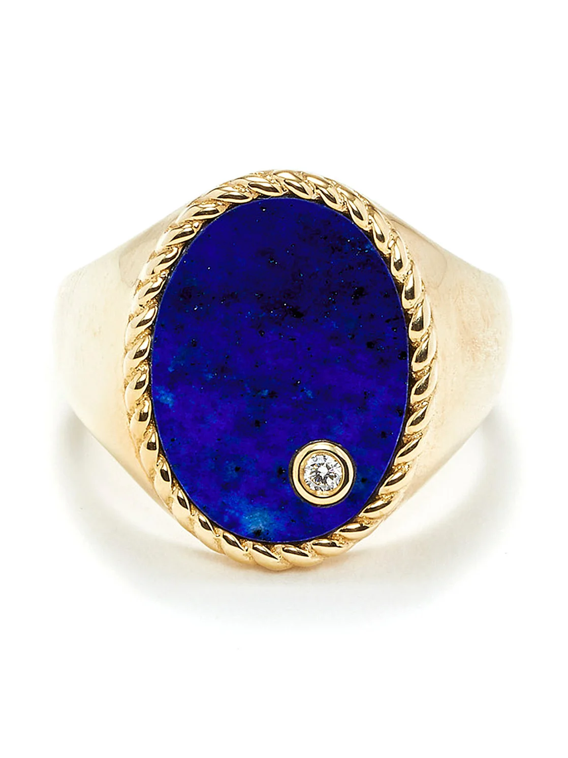 9K Yellow Gold Lapis Signet Ring 9K Yellow Gold Lapis Signet Ring