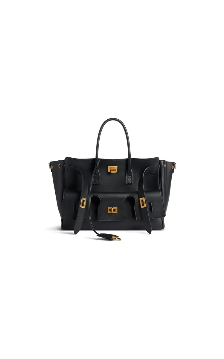 Balenciaga Bel Air Mini Leather Carry-All Bag | Image 1 Balenciaga Bel Air Mini Leather Carry-All Bag | Image 1
