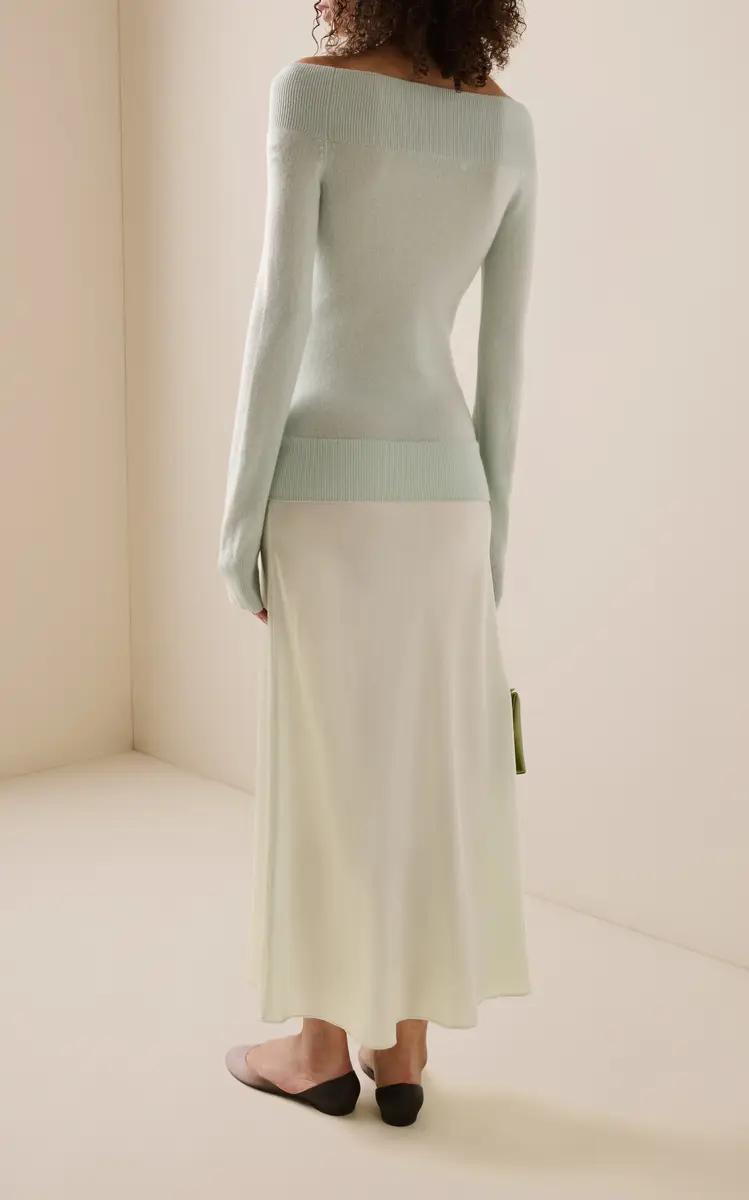 Christopher Esber Hybrid Cashmere-Silk Maxi Dress | Thumbnail 4 Christopher Esber Hybrid Cashmere-Silk Maxi Dress | Thumbnail 4