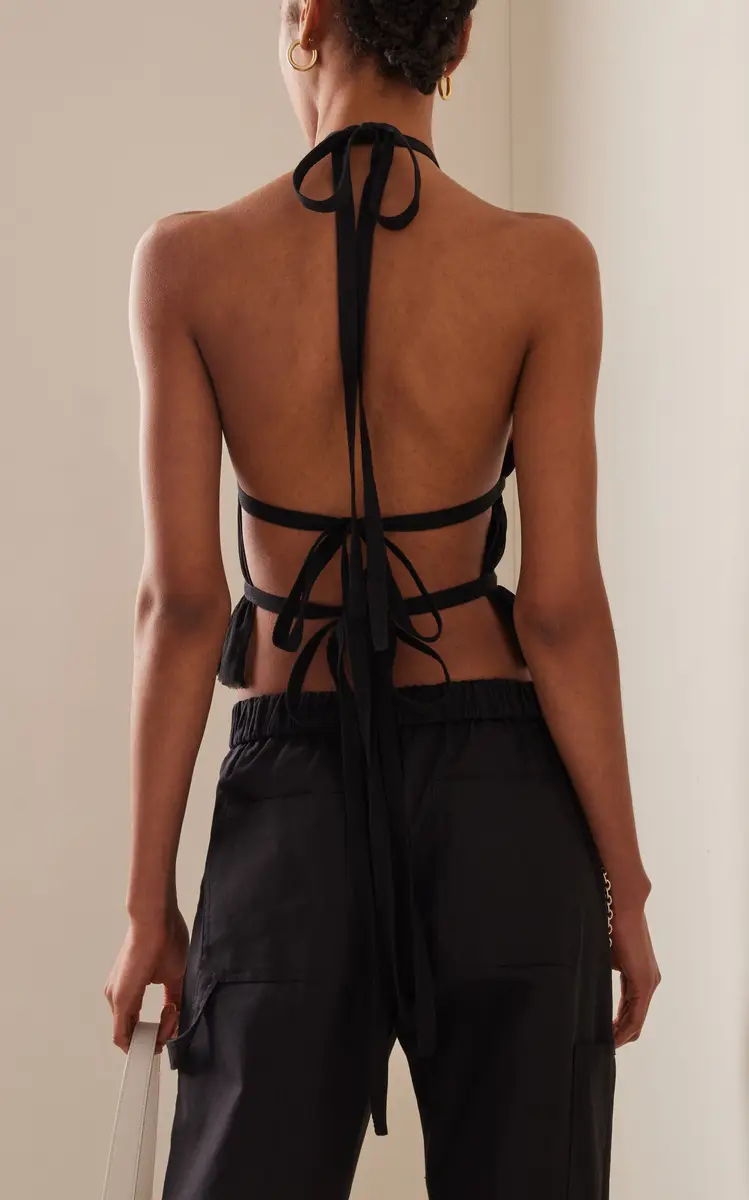 Tae Park Exclusive Silk-Chiffon Wrap Top | Thumbnail 4 Tae Park Exclusive Silk-Chiffon Wrap Top | Thumbnail 4