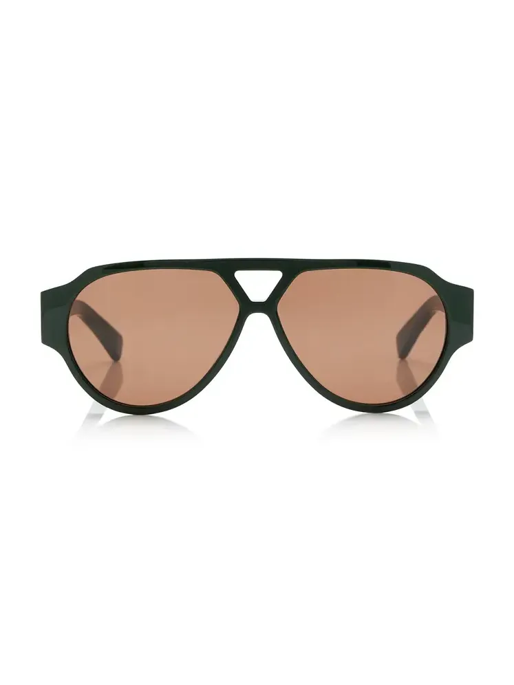 Aviator-Frame Acetate Sunglasses Aviator-Frame Acetate Sunglasses
