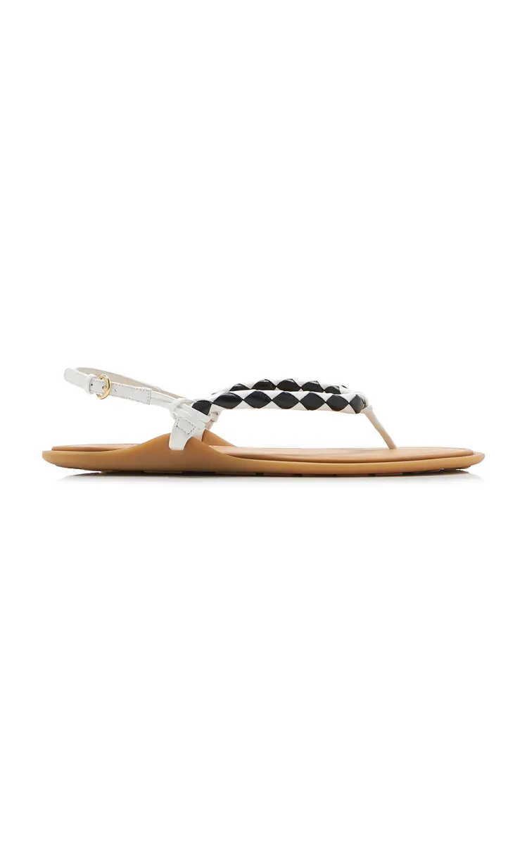 Miu Miu Leather Sandals | Thumbnail 6 Miu Miu Leather Sandals | Thumbnail 6