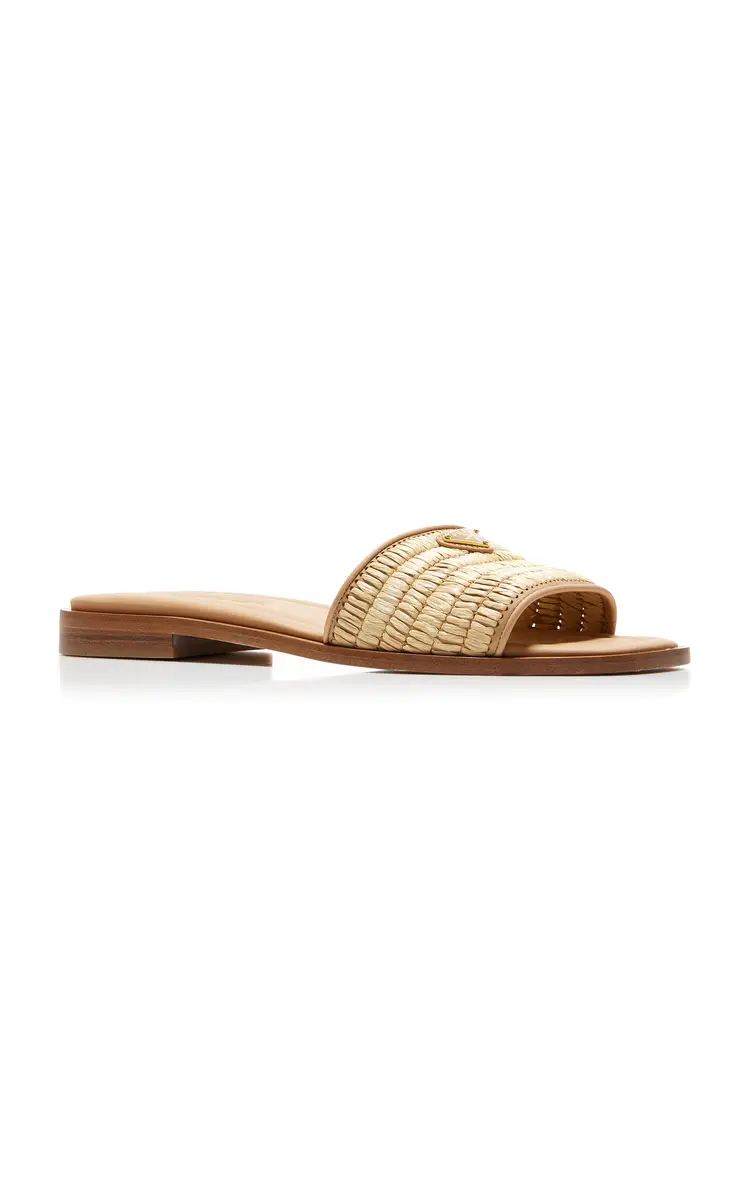 Prada Raffia Sandals | Thumbnail 3