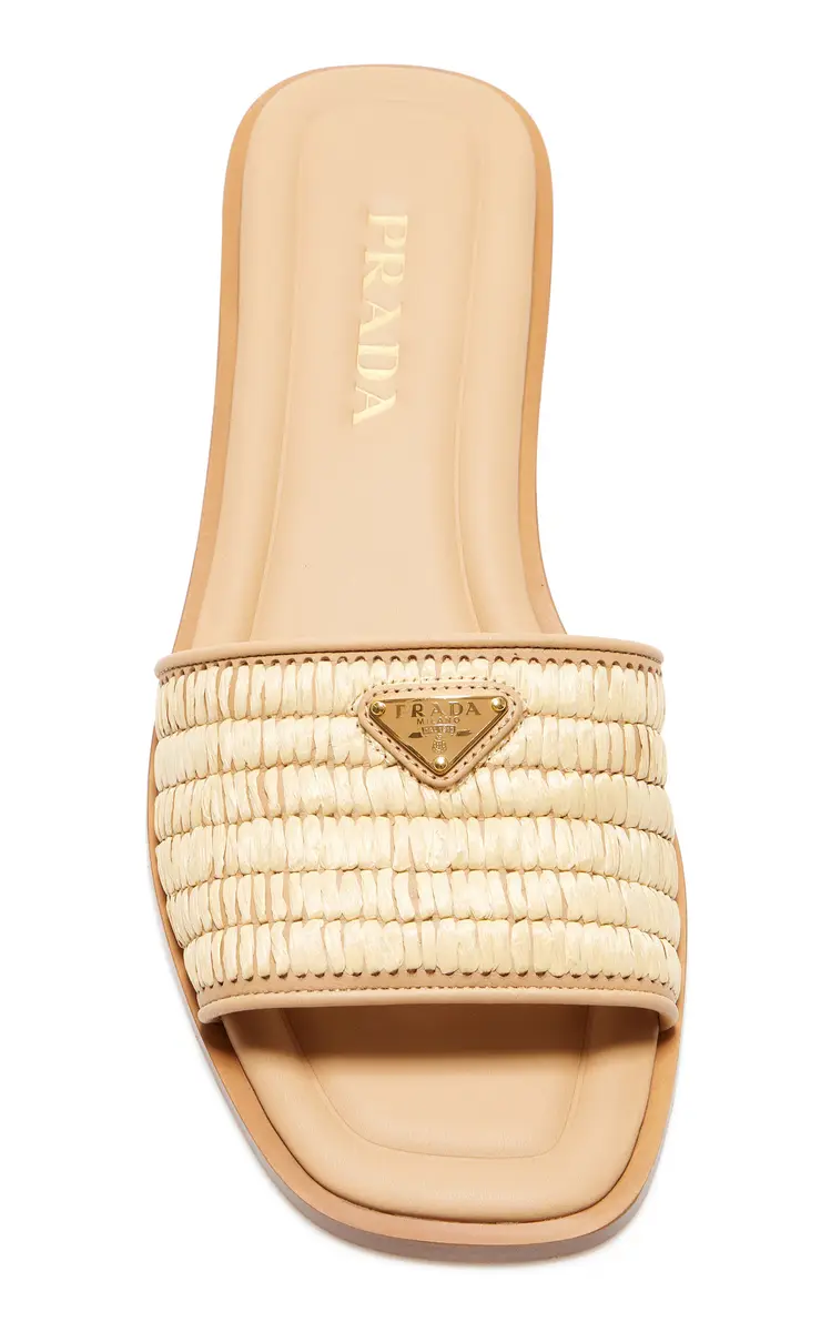 Prada Raffia Sandals | Thumbnail 5