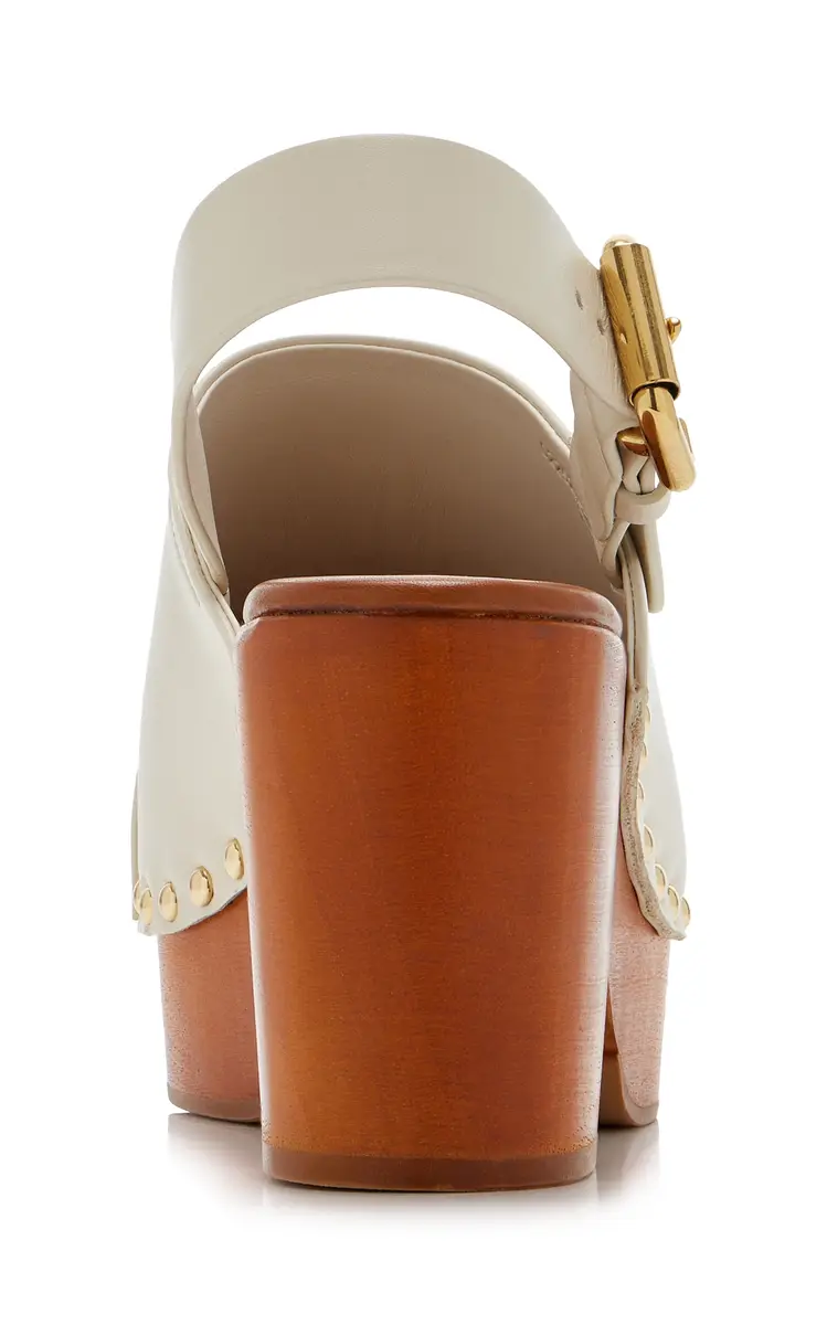 Chloé Jeannette Leather Platform Clogs | Thumbnail 9 Chloé Jeannette Leather Platform Clogs | Thumbnail 9