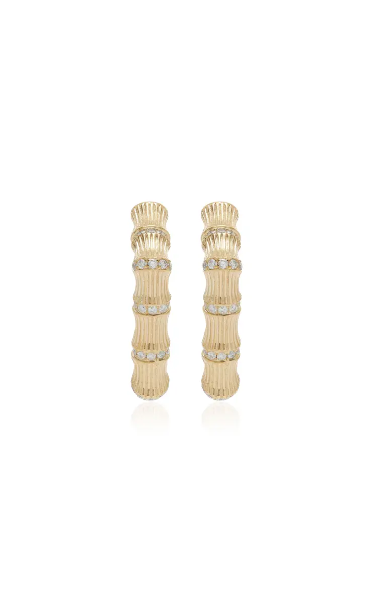 Yvonne Léon Bamboo Earrings | Image 1 Yvonne Léon Bamboo Earrings | Image 1