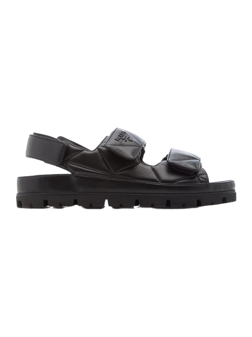 Prada Quilted Leather Sandals