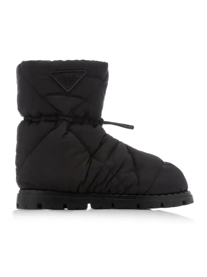 Down-Quilted Nylon Ankle Boots Down-Quilted Nylon Ankle Boots