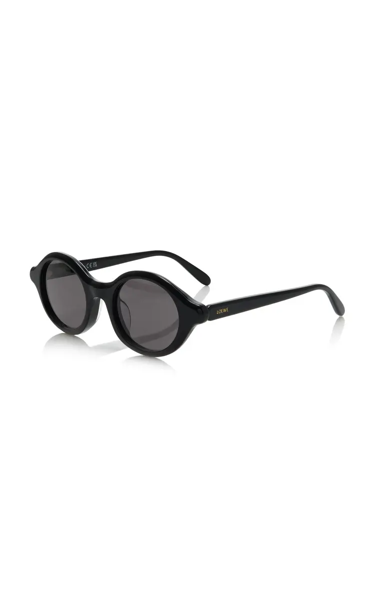 Loewe Epsilon Slim Round-Frame Acetate Sunglasses | Thumbnail 3 Loewe Epsilon Slim Round-Frame Acetate Sunglasses | Thumbnail 3