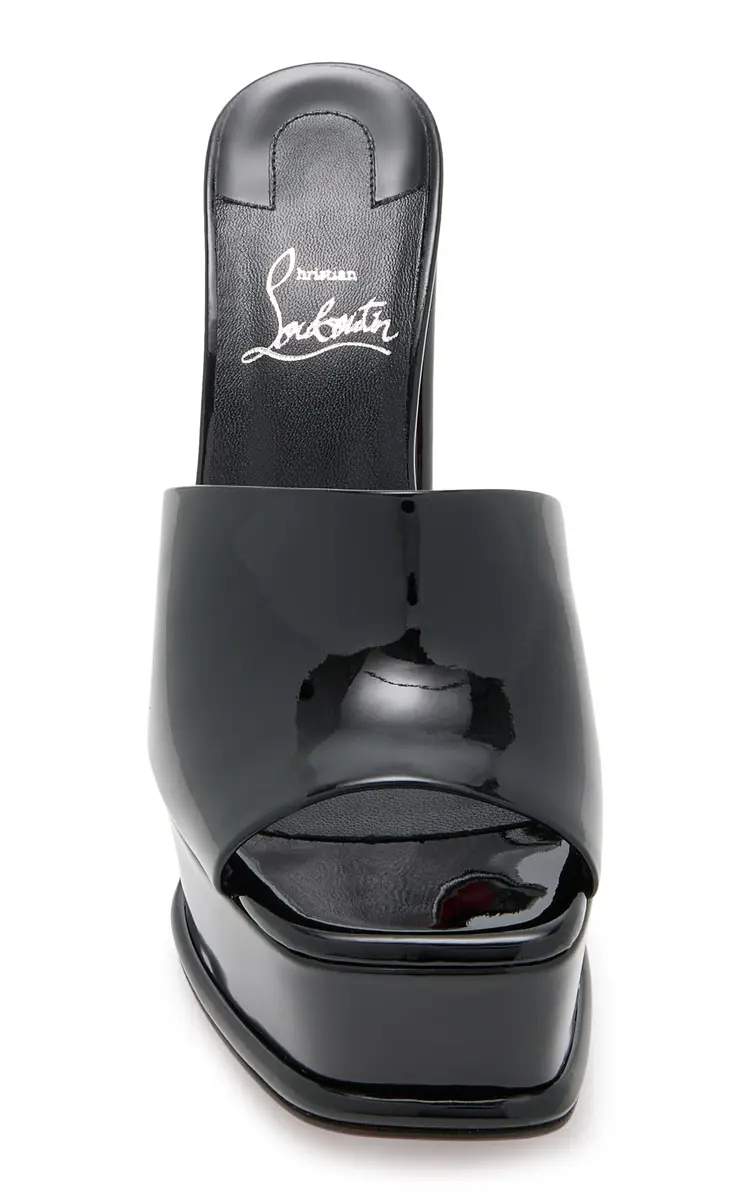 Christian Louboutin Amali 130mm Patent Leather Mules | Thumbnail 3