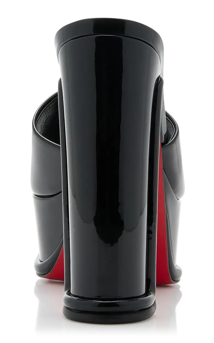 Christian Louboutin Amali 130mm Patent Leather Mules | Thumbnail 5