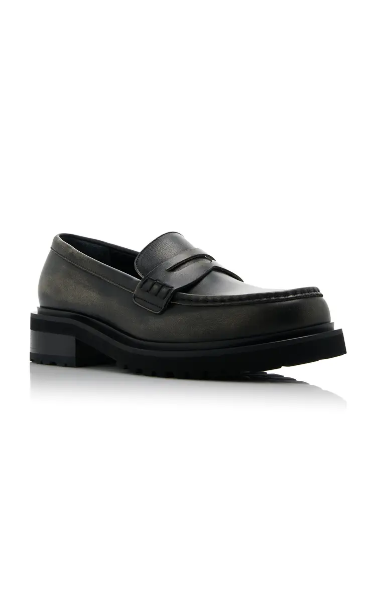 Golden Goose Distressed Leather Loafers | Thumbnail 4