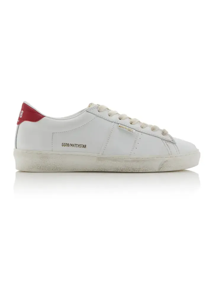 Golden Goose Matchstar Leather Sneakers