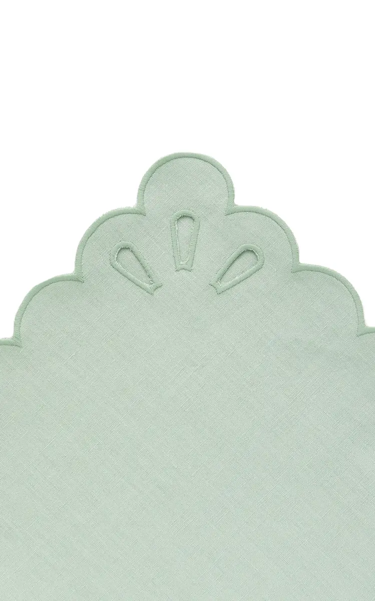Moda Domus Set-of-Four Handcrafted Linen Napkins - Blue | Thumbnail 5 Moda Domus Set-of-Four Handcrafted Linen Napkins - Blue | Thumbnail 5