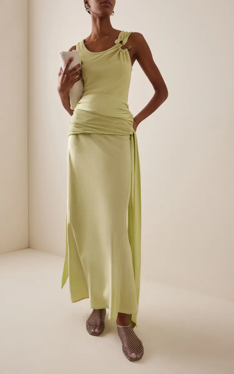 Christopher Esber Knotted Silk Maxi Skirt | Thumbnail 2 Christopher Esber Knotted Silk Maxi Skirt | Thumbnail 2