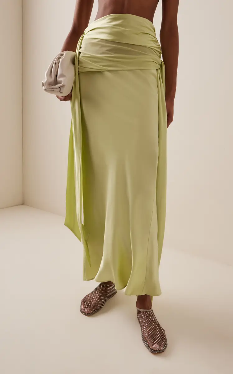 Christopher Esber Knotted Silk Maxi Skirt | Thumbnail 3 Christopher Esber Knotted Silk Maxi Skirt | Thumbnail 3