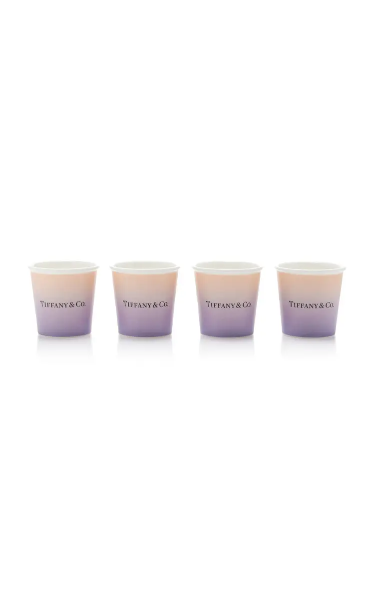 Tiffany & Co. Exclusive Set-of-Four Bone China Espresso Cups - Multi | Thumbnail 3 Tiffany & Co. Exclusive Set-of-Four Bone China Espresso Cups - Multi | Thumbnail 3