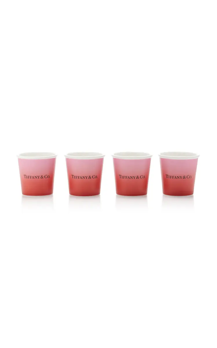 Tiffany & Co. Exclusive Set-of-Four Bone China Espresso Cups - Multi | Thumbnail 3 Tiffany & Co. Exclusive Set-of-Four Bone China Espresso Cups - Multi | Thumbnail 3