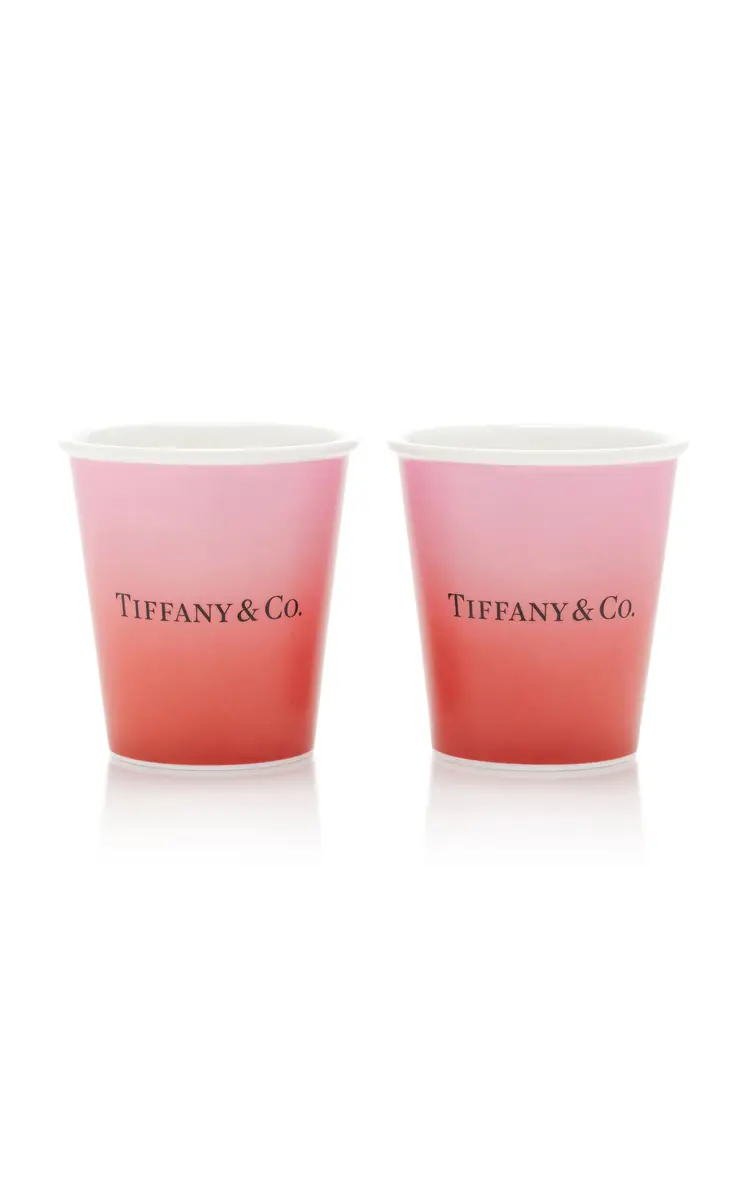 Tiffany & Co. Set-of-Two Bone China Coffee Cups - Multi | Thumbnail 3 Tiffany & Co. Set-of-Two Bone China Coffee Cups - Multi | Thumbnail 3