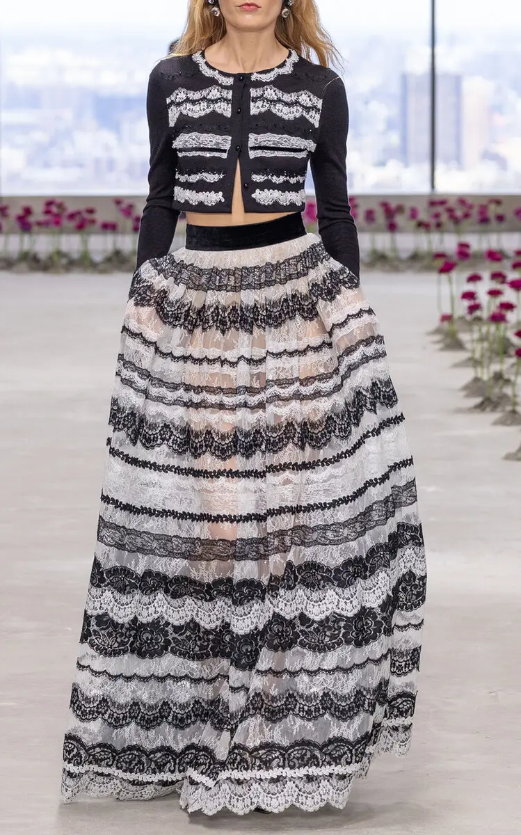 Carolina Herrera Lace-Detailed Maxi Skirt | Thumbnail 5 Carolina Herrera Lace-Detailed Maxi Skirt | Thumbnail 5