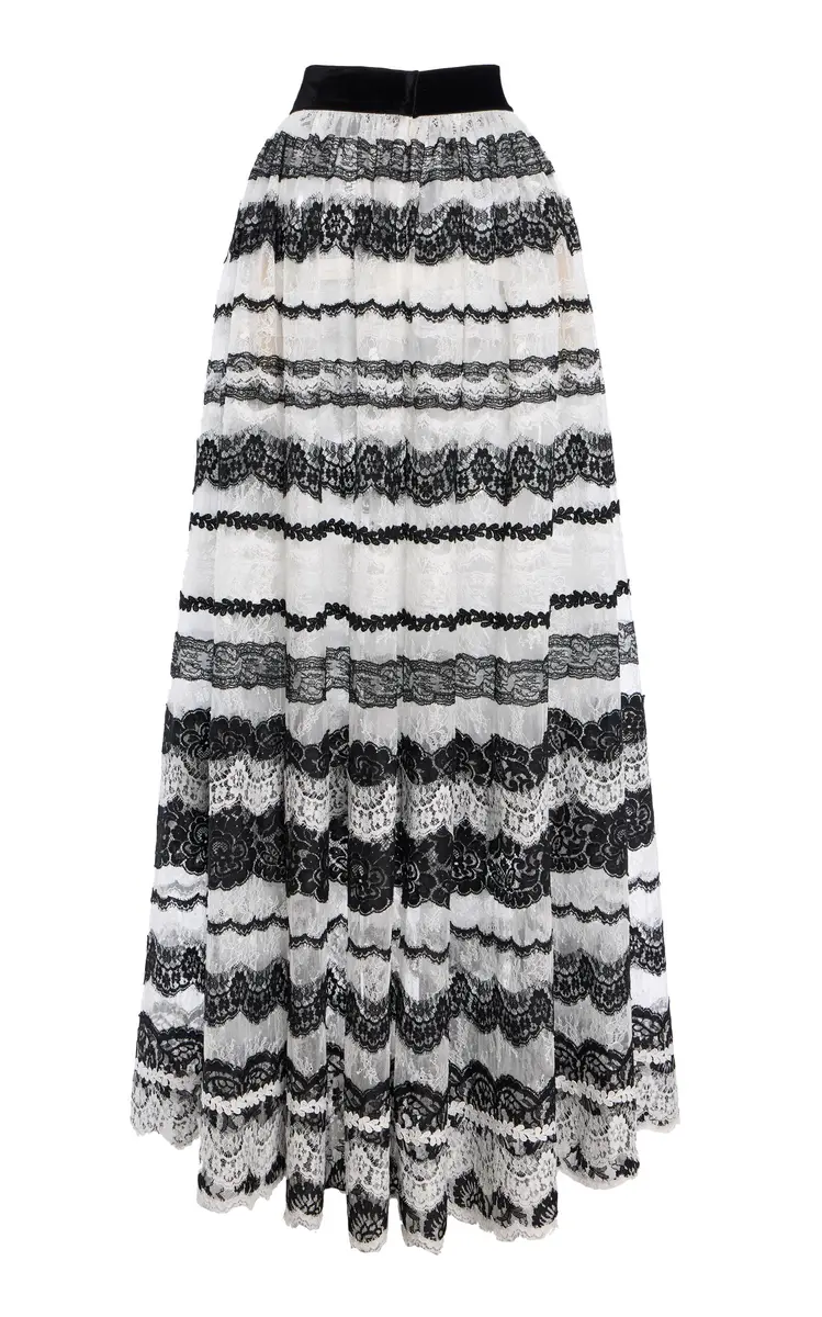 Carolina Herrera Lace-Detailed Maxi Skirt | Thumbnail 6 Carolina Herrera Lace-Detailed Maxi Skirt | Thumbnail 6