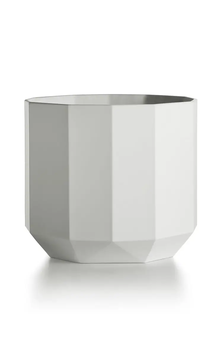 Tiffany & Co. Facets Medium Bone China Vase - White | Image 1 Tiffany & Co. Facets Medium Bone China Vase - White | Image 1
