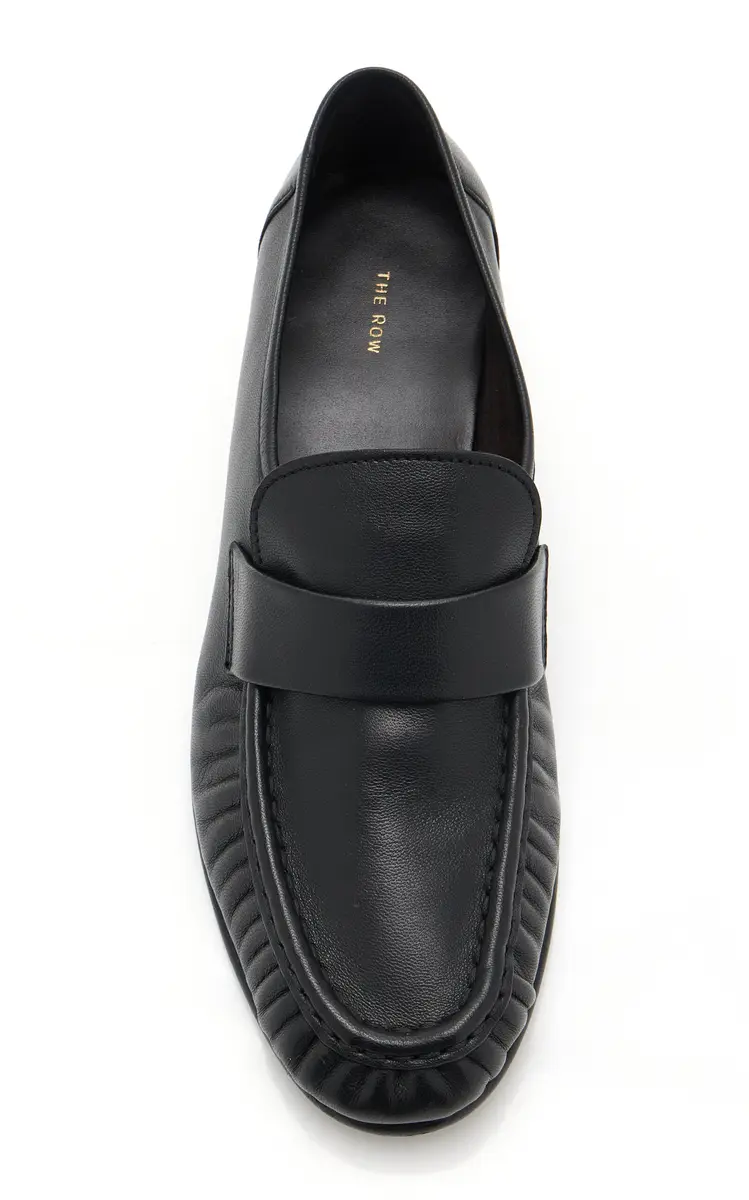 The Row Soft Leather Loafers | Thumbnail 3 The Row Soft Leather Loafers | Thumbnail 3