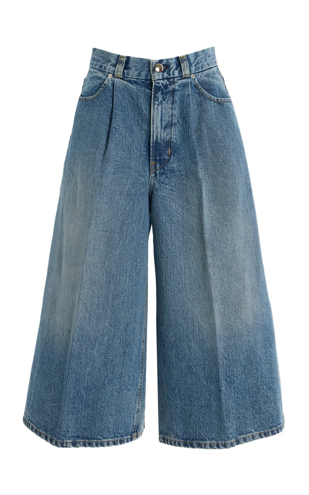 RÙADH Exclusive The Raasey Rigid High-Rise Gaucho Jeans