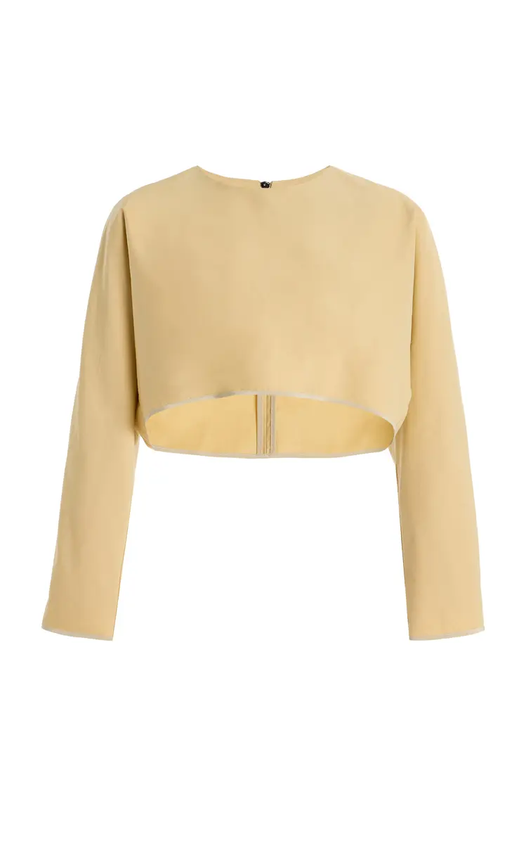 Maticevski Shoreline Cropped Cotton Top | Image 1 Maticevski Shoreline Cropped Cotton Top | Image 1