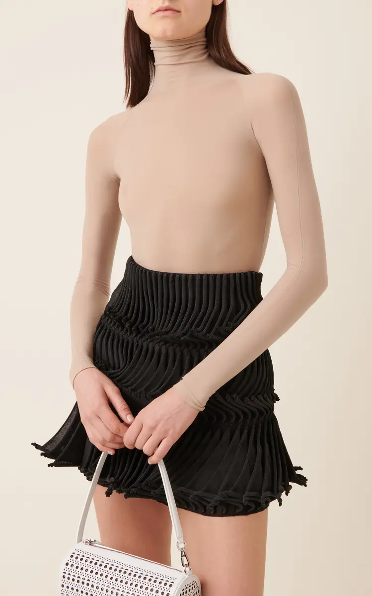 ALAÏA Knit Turtleneck Bodysuit | Thumbnail 5 ALAÏA Knit Turtleneck Bodysuit | Thumbnail 5