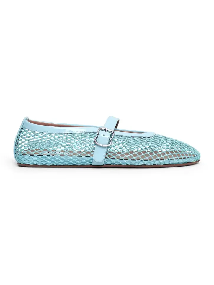 Fishnet Ballet Flats