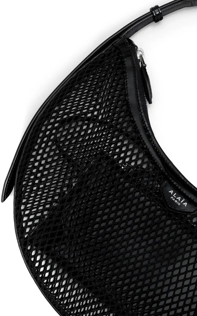 Alaïa Demi Lune Mesh Shoulder Bag | Thumbnail 3