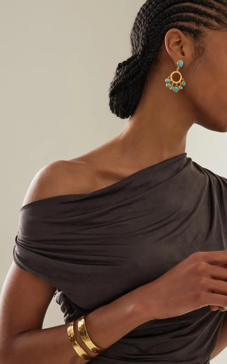 Sylvia Toledano Small Bianca 22K Gold-Plated Cuff | Thumbnail 2 Sylvia Toledano Small Bianca 22K Gold-Plated Cuff | Thumbnail 2