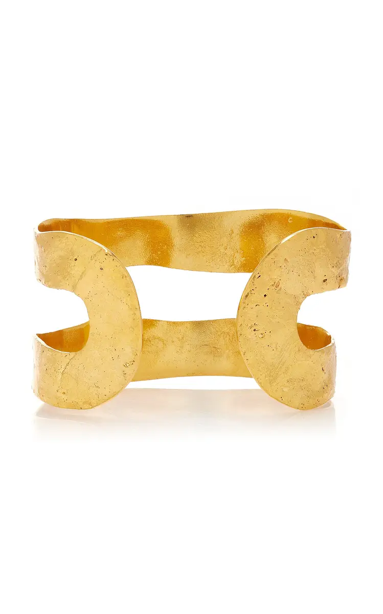Sylvia Toledano Small Bianca 22K Gold-Plated Cuff | Thumbnail 5 Sylvia Toledano Small Bianca 22K Gold-Plated Cuff | Thumbnail 5