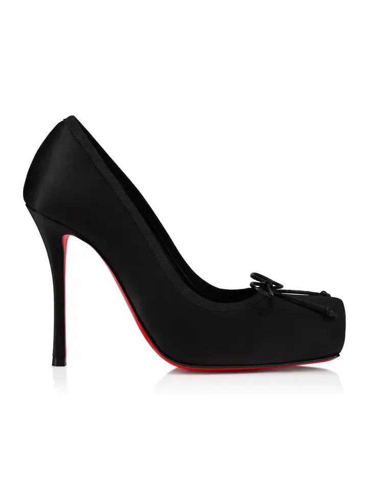 Cassia Nodo 100mm Crepe-Satin Pumps