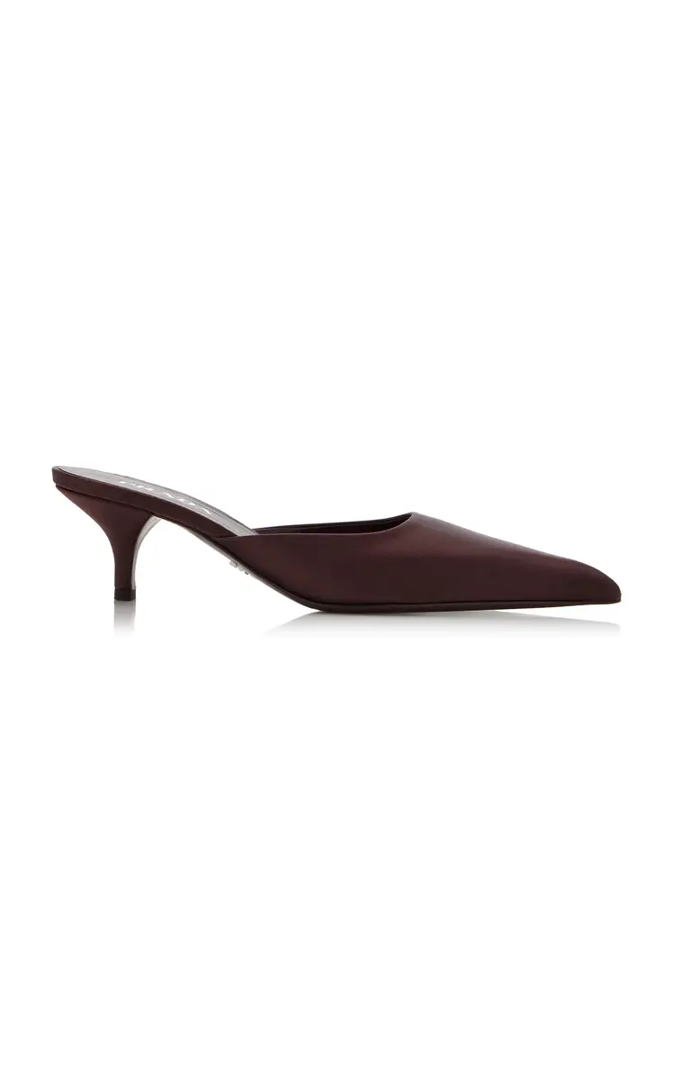 Prada Satin Mules | Thumbnail 7