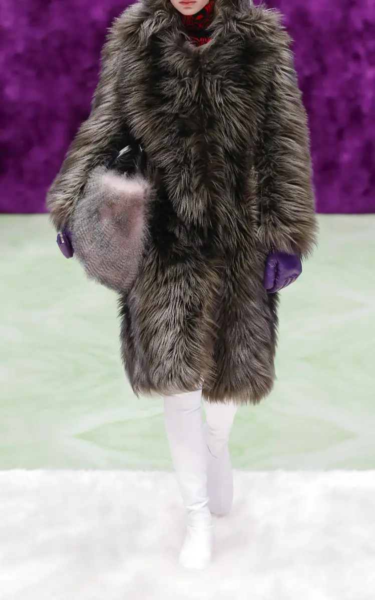 Prada Faux Fur Coat | Thumbnail 4 Prada Faux Fur Coat | Thumbnail 4