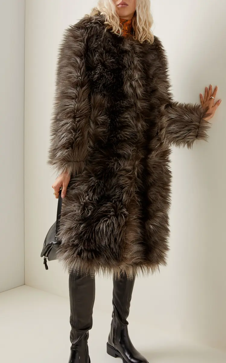 Prada Faux Fur Coat | Thumbnail 7 Prada Faux Fur Coat | Thumbnail 7