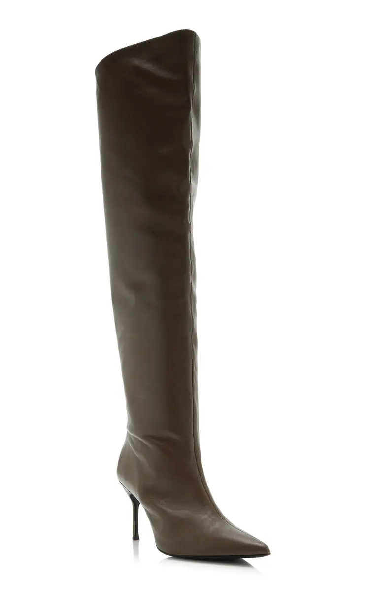 Staud Sebastian Leather Over-The-Knee Boots | Thumbnail 4 Staud Sebastian Leather Over-The-Knee Boots | Thumbnail 4