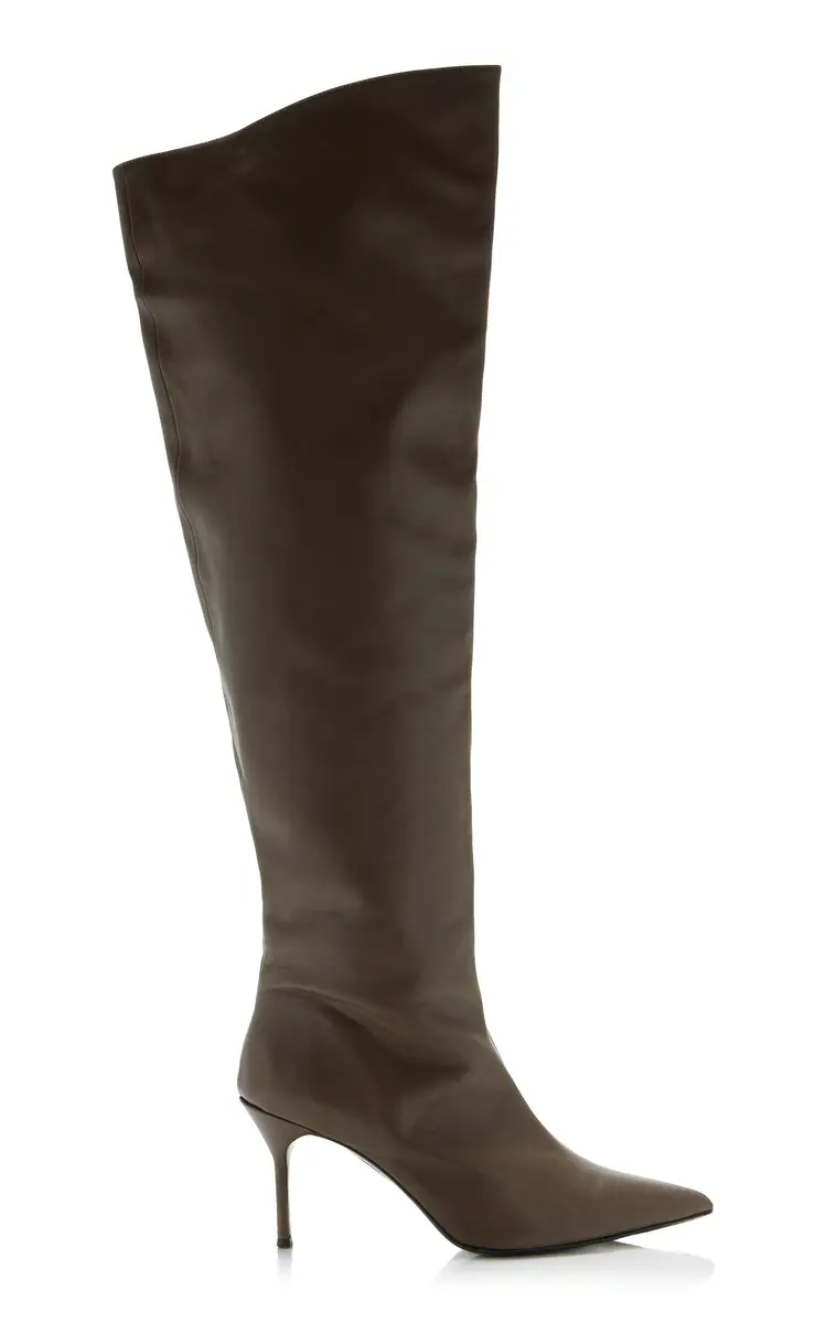 Staud Sebastian Leather Over-The-Knee Boots | Thumbnail 6 Staud Sebastian Leather Over-The-Knee Boots | Thumbnail 6