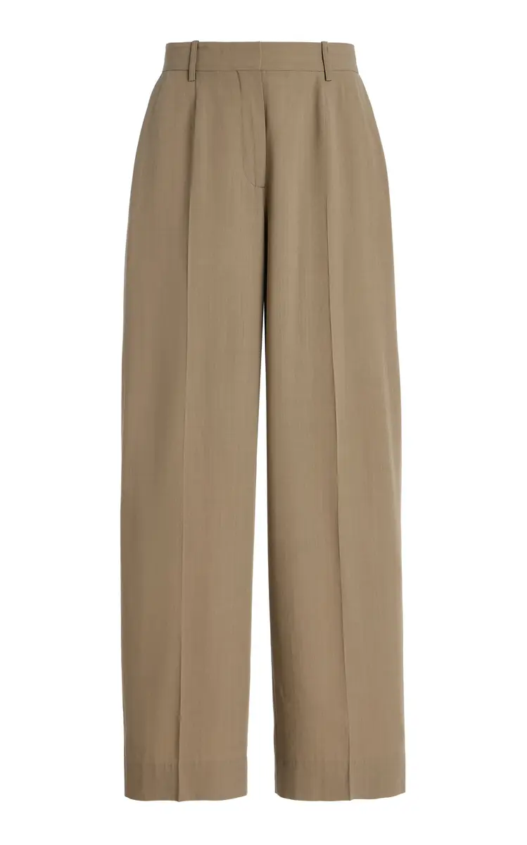 TOTEME Pleated Wide-Leg Trousers