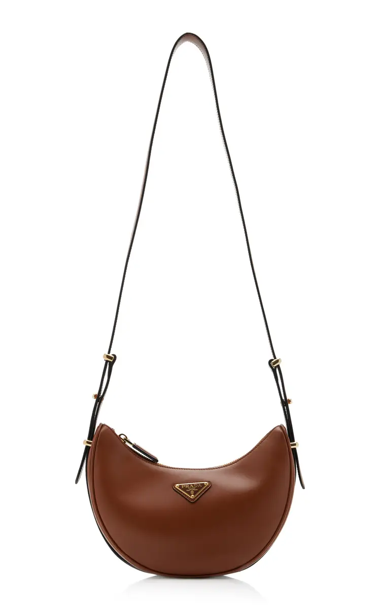 Prada Arqué Leather Shoulder Bag | Thumbnail 3