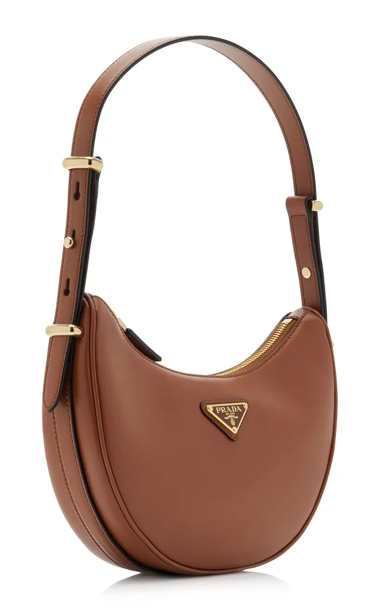 Prada Arqué Leather Shoulder Bag | Thumbnail 4