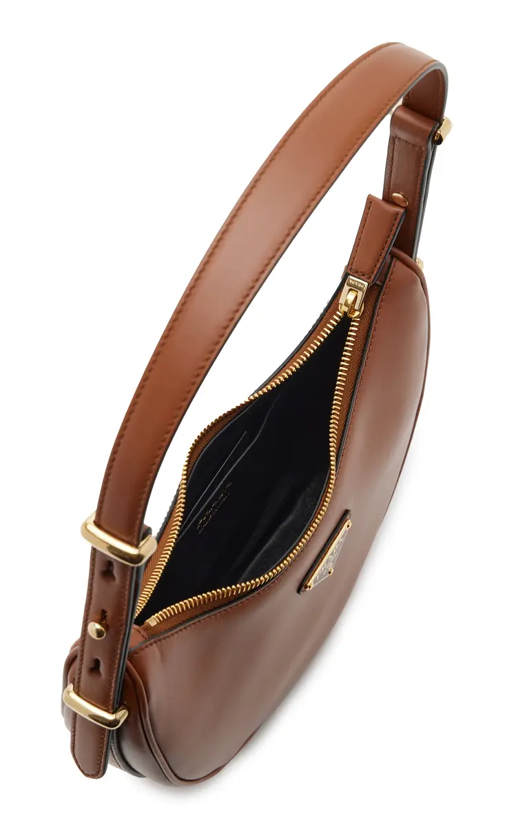 Prada Arqué Leather Shoulder Bag | Thumbnail 6