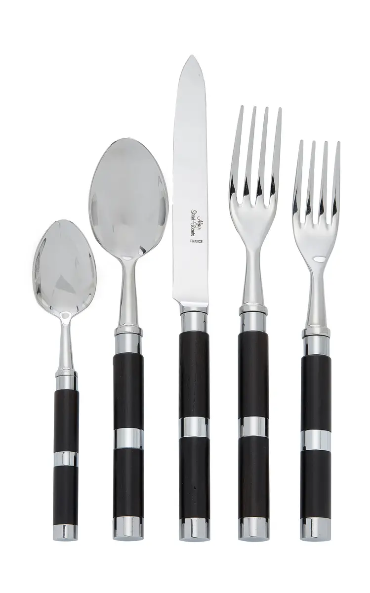Alain Saint-Joanis Carla Stainless Steel and Ebony Silverware Set | Thumbnail 4 Alain Saint-Joanis Carla Stainless Steel and Ebony Silverware Set | Thumbnail 4