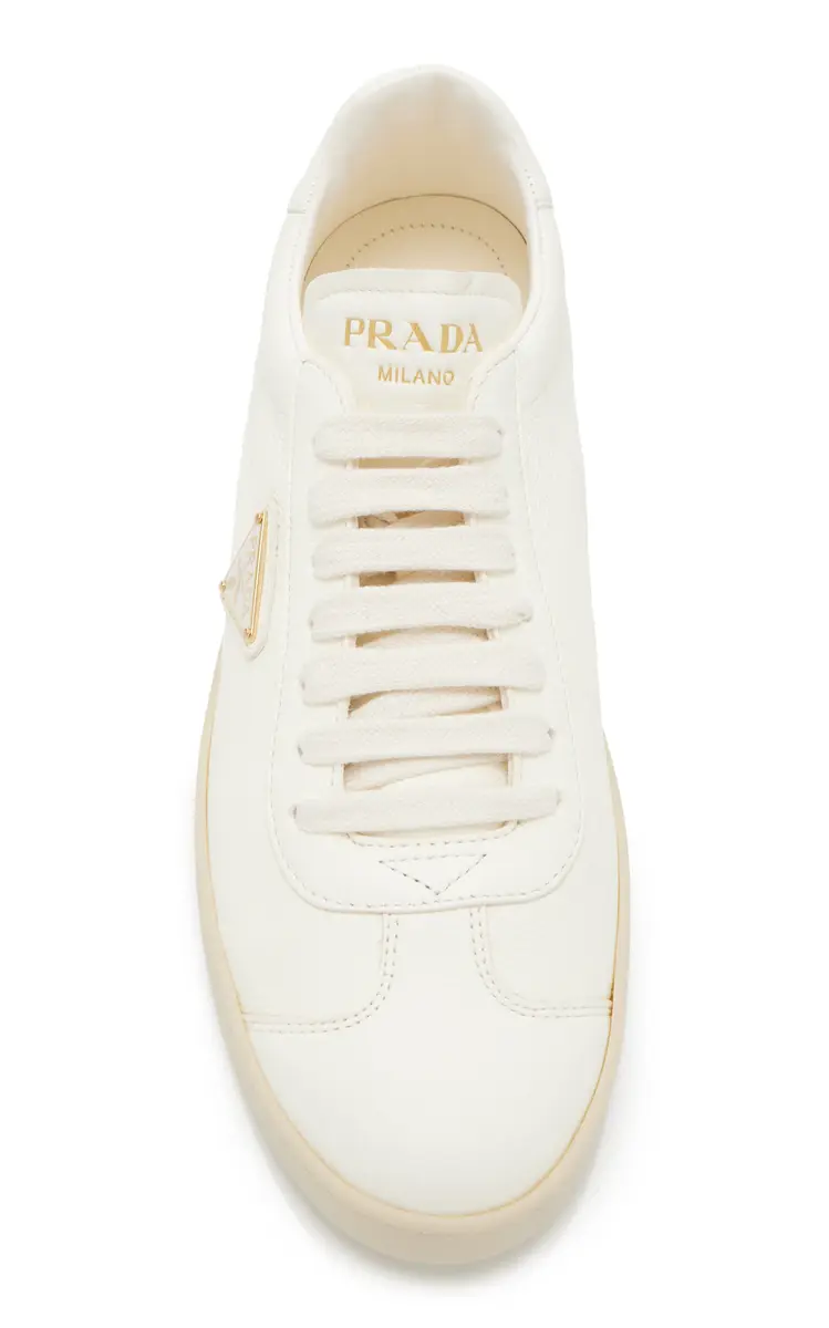 Prada Lane Low Top Leather Sneakers | Thumbnail 3
