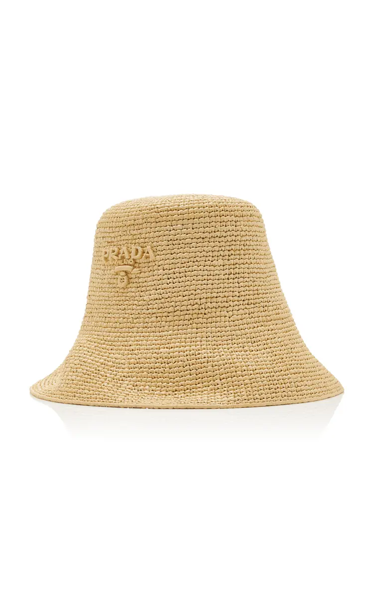 Prada Raffia Bucket Hat | Thumbnail 3 Prada Raffia Bucket Hat | Thumbnail 3