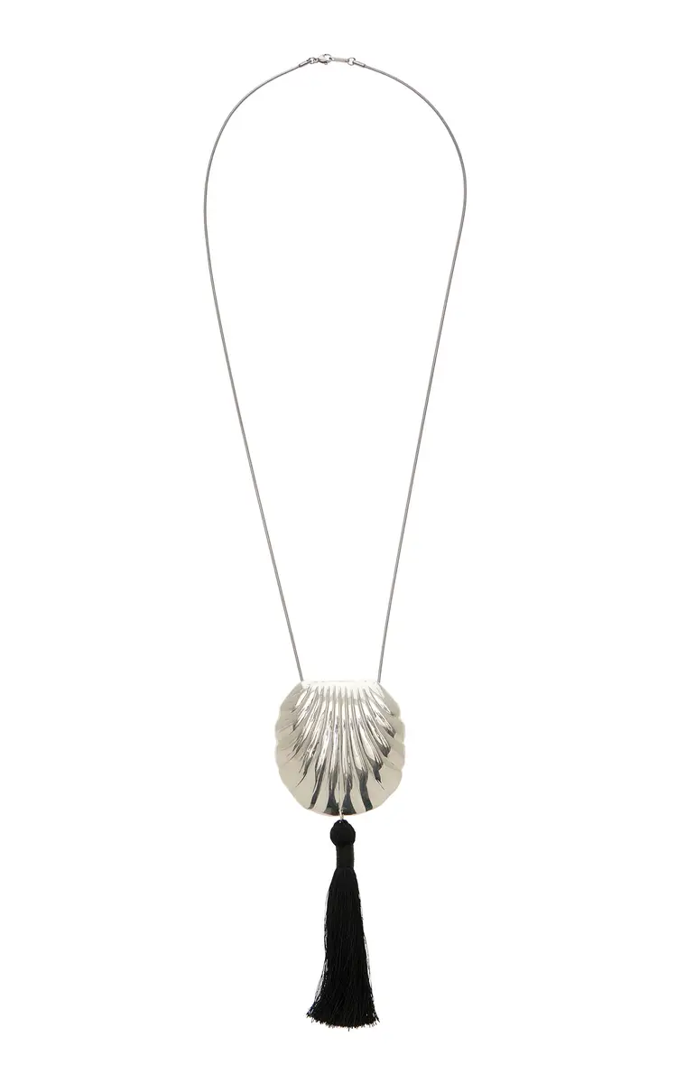 Exclusive Riviera Petra Tasseled Sterling Silver Necklace Exclusive Riviera Petra Tasseled Sterling Silver Necklace