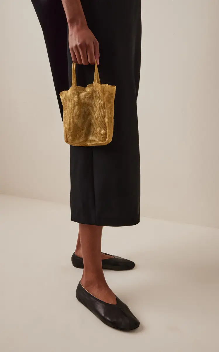 The Row Imogen Knit Mini Tote Bag | Thumbnail 4 The Row Imogen Knit Mini Tote Bag | Thumbnail 4